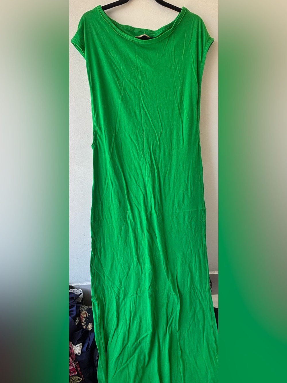 Free People Green Maxi Dress - Sleek Casual Knit